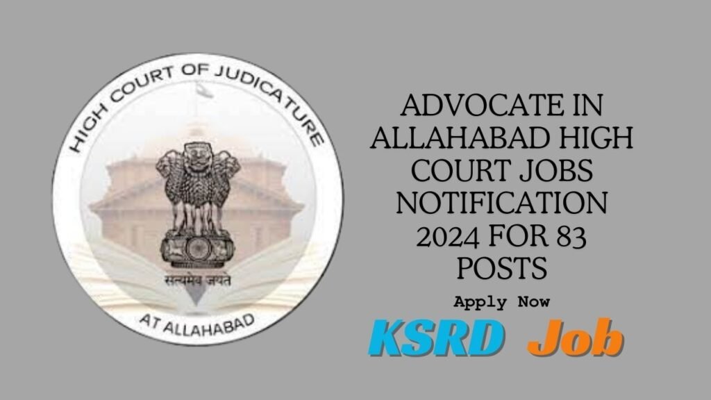 Advocate in Allahabad High Court Jobs