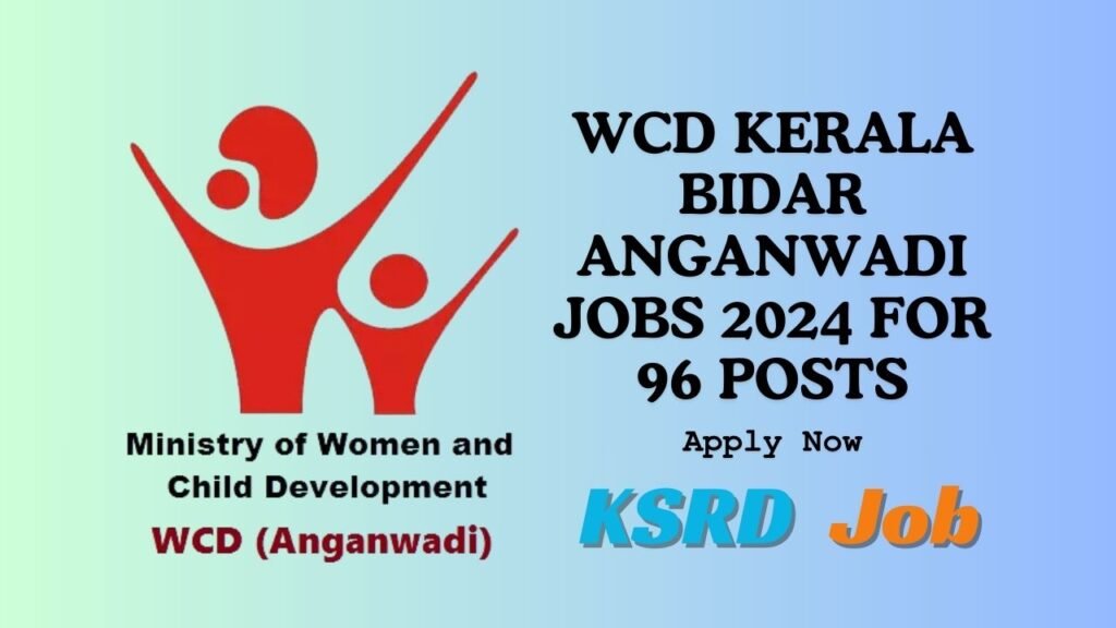 WCD Kerala Bidar Anganwadi