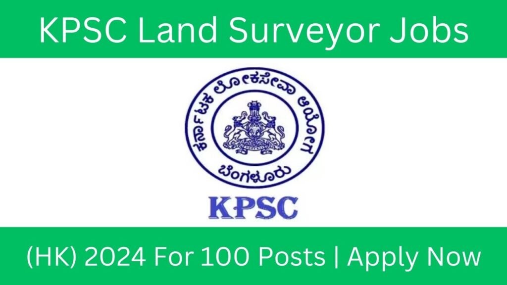 KPSC Land Surveyor Jobs