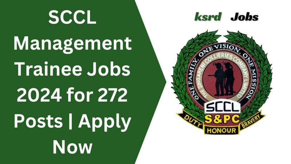 SCCL Management Trainee Jobs 2024