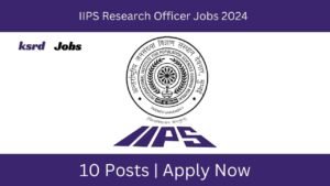 IIPS Research Officer Jobs 2024 For 10 Posts