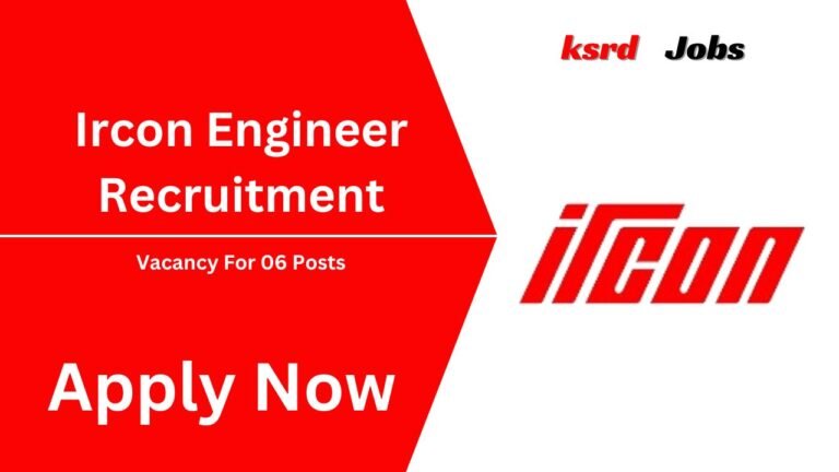 Ircon Engineer Recruitment 202