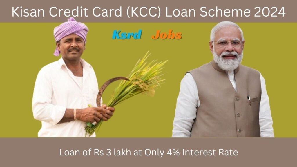 Kisan Credit Card (KCC) Loan Scheme 2024