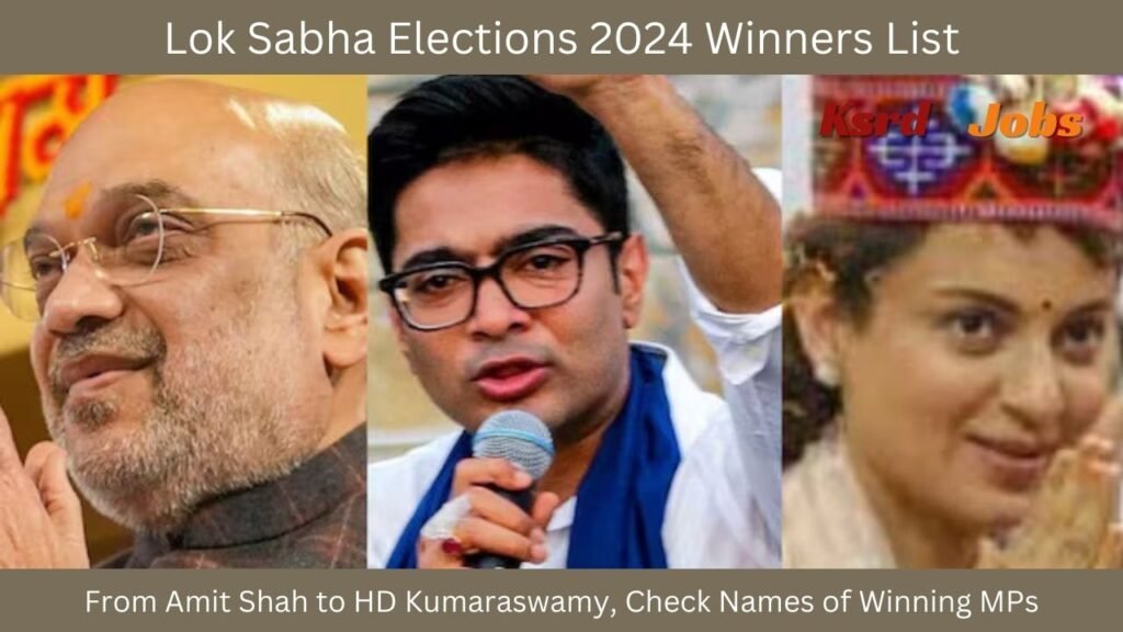 Lok Sabha Elections Result Winners List