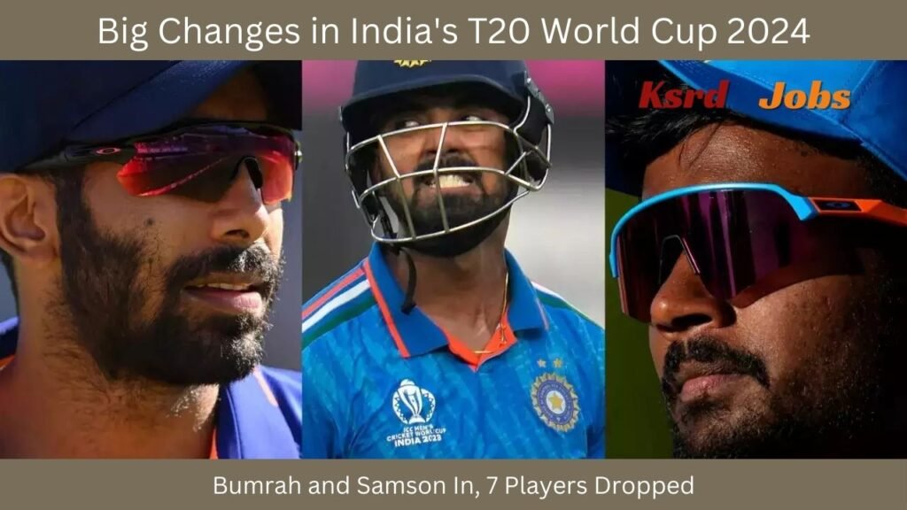 Big Changes in India's T20 World Cup 2024